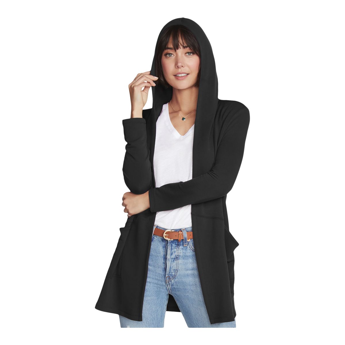Women's Restful Relaxed Fit Hooded Cardigan