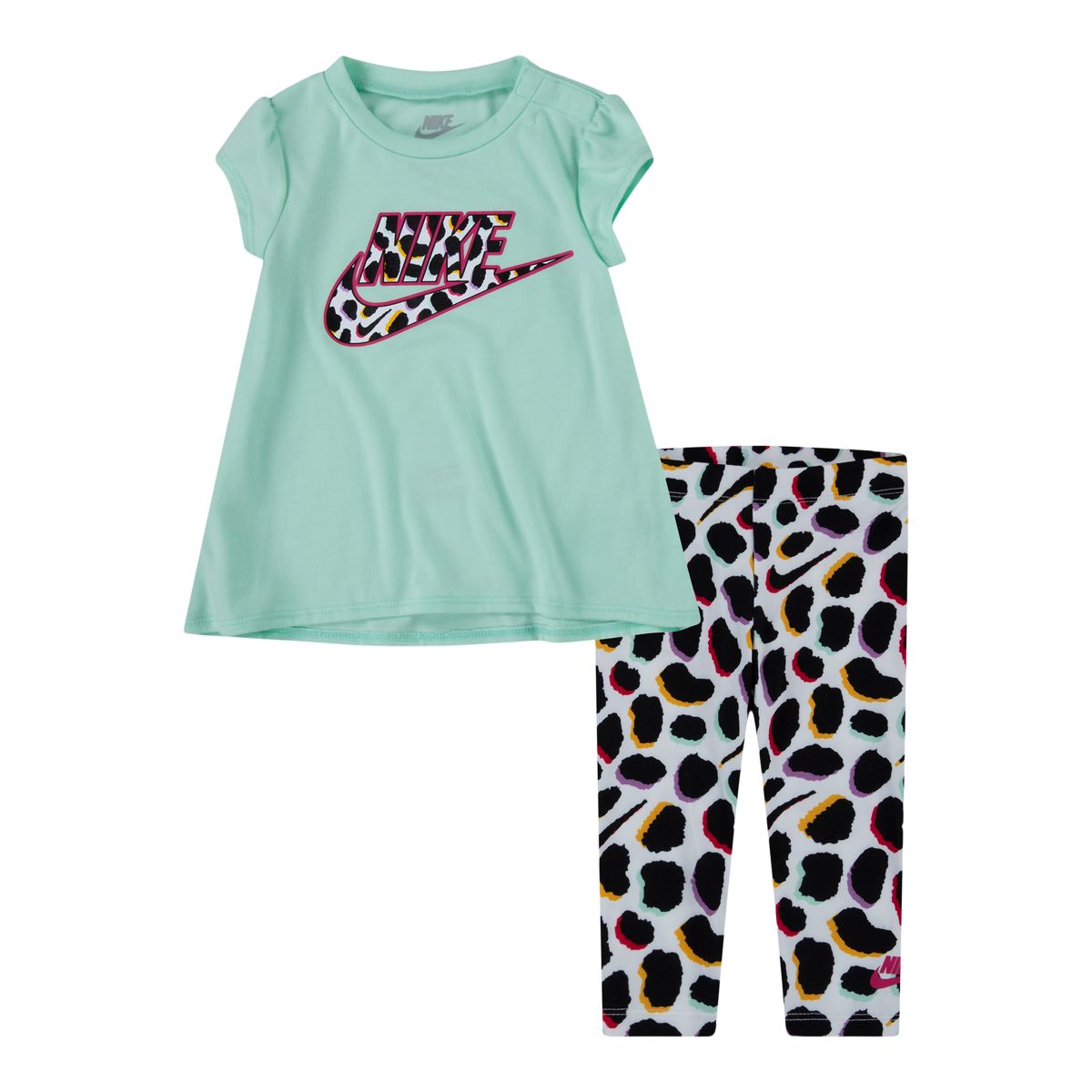 Nike Toddler Girls' 2-4 Tunic and All Over Print Legging Set