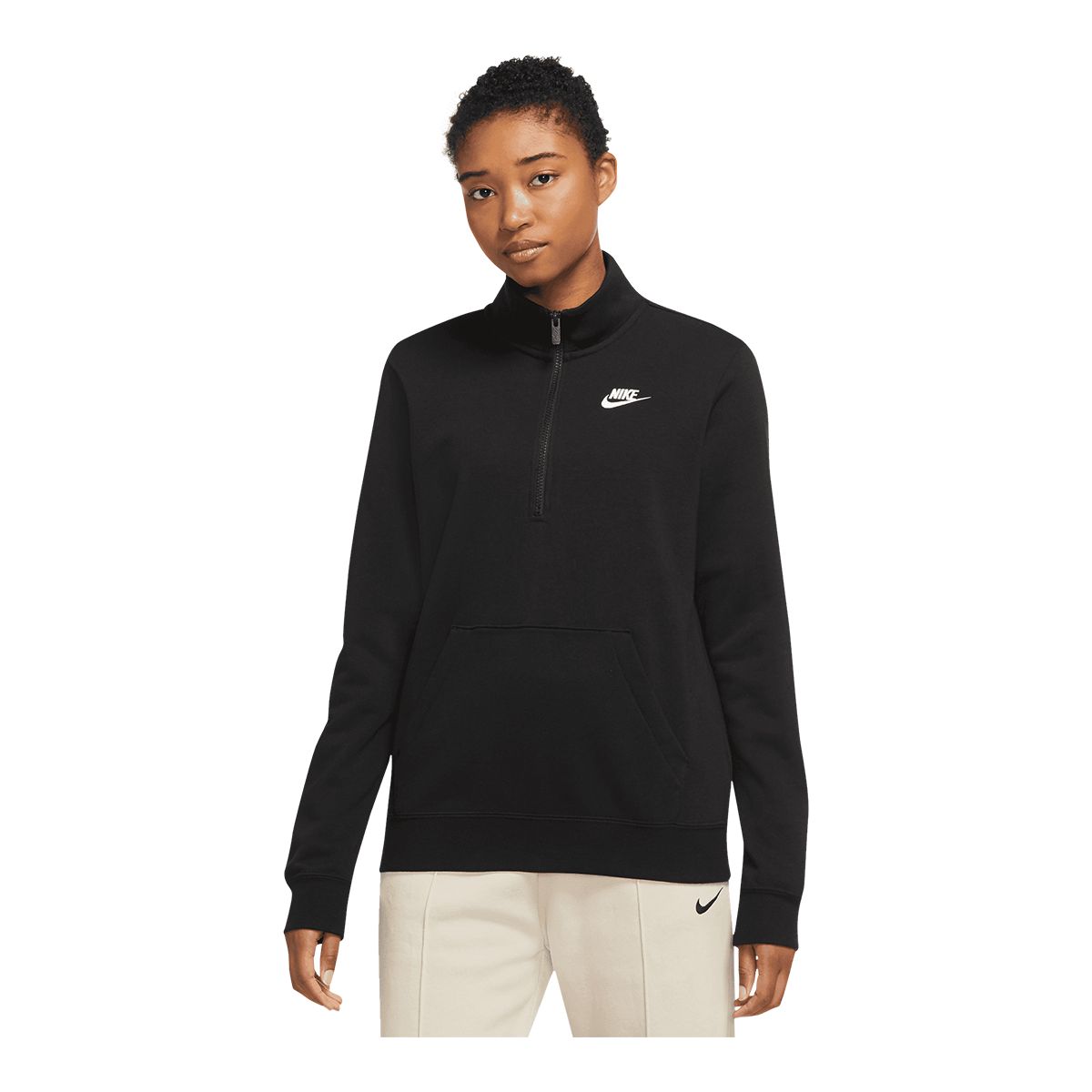 Nike Women's Club Fleece Half Zip Sweatshirt