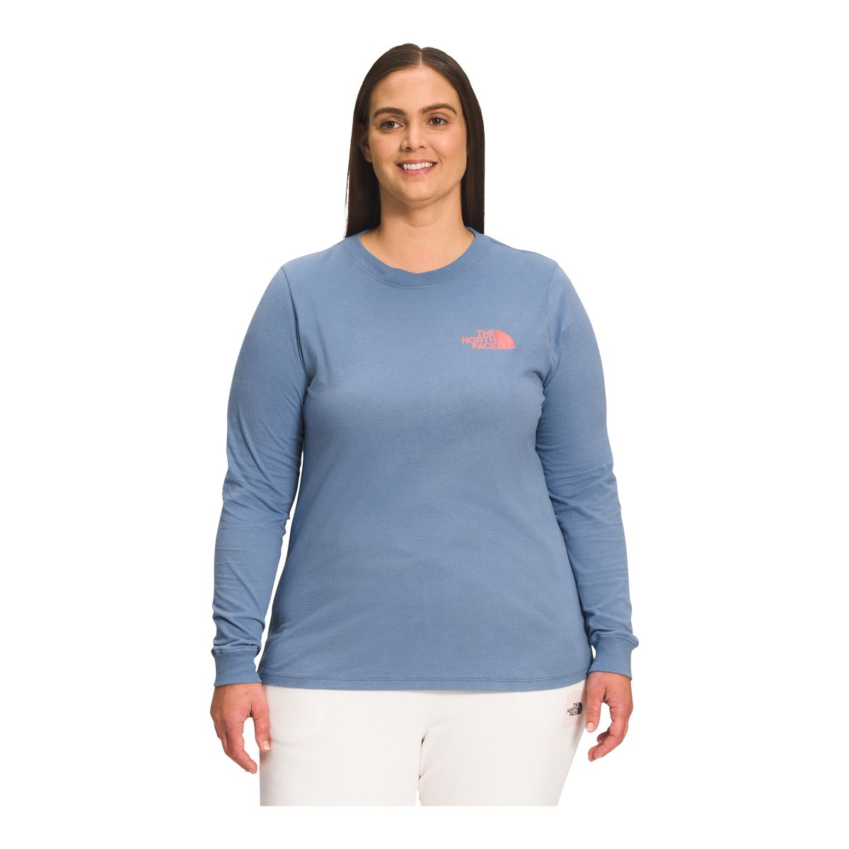 The North Face Women's Plus Size Graphic Injection Long Sleeve Shirt