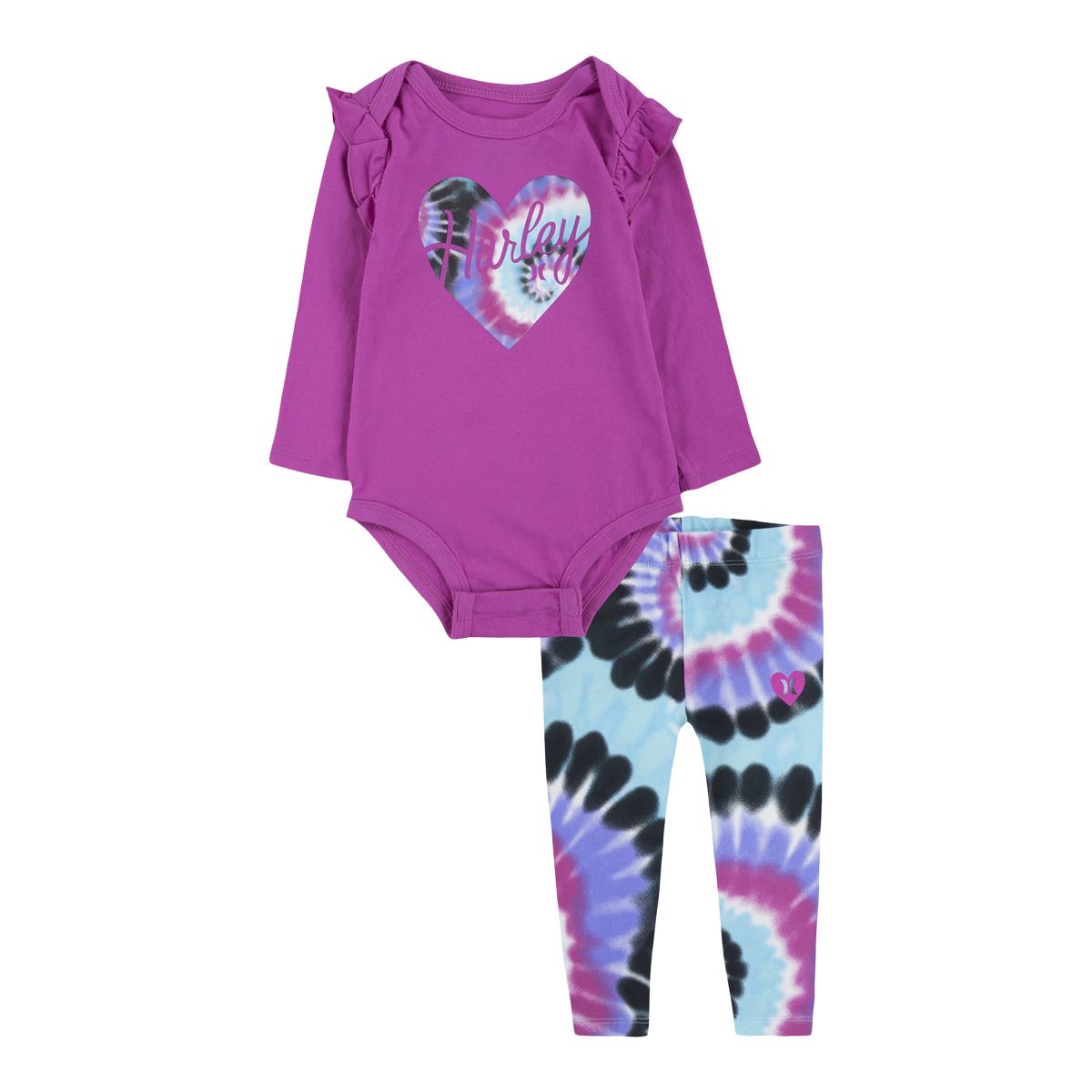 Hurley Infant Girls' Heart Bodysuit And Leggings Set | SportChek