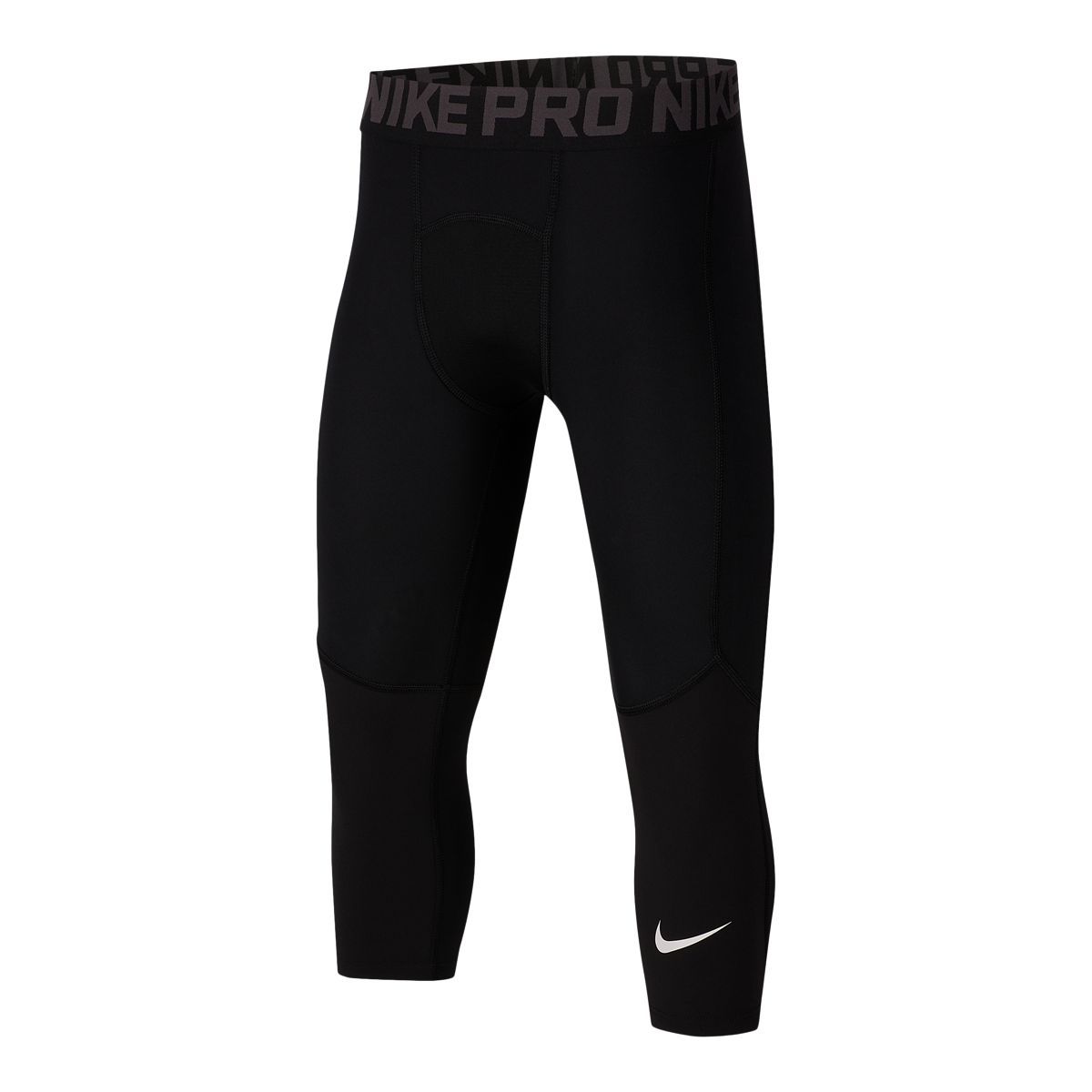 Nike Boys' Boys' Pro Tights, Kids', 3/4 Cropped, Tapered, Athletic, Training