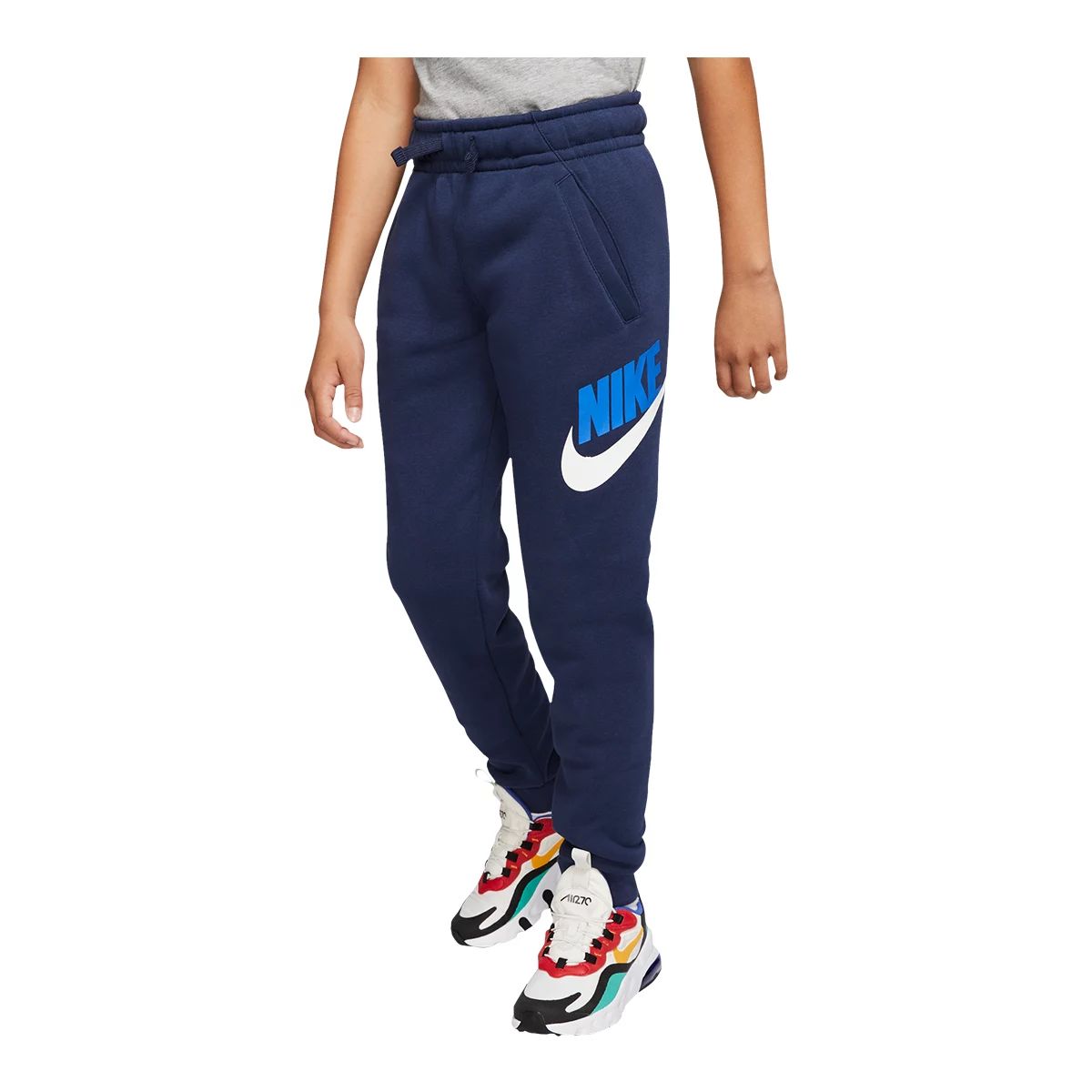 Nike Boys' Club Sweatpants, Kids', Jogger, Cotton, Athletic, Sports