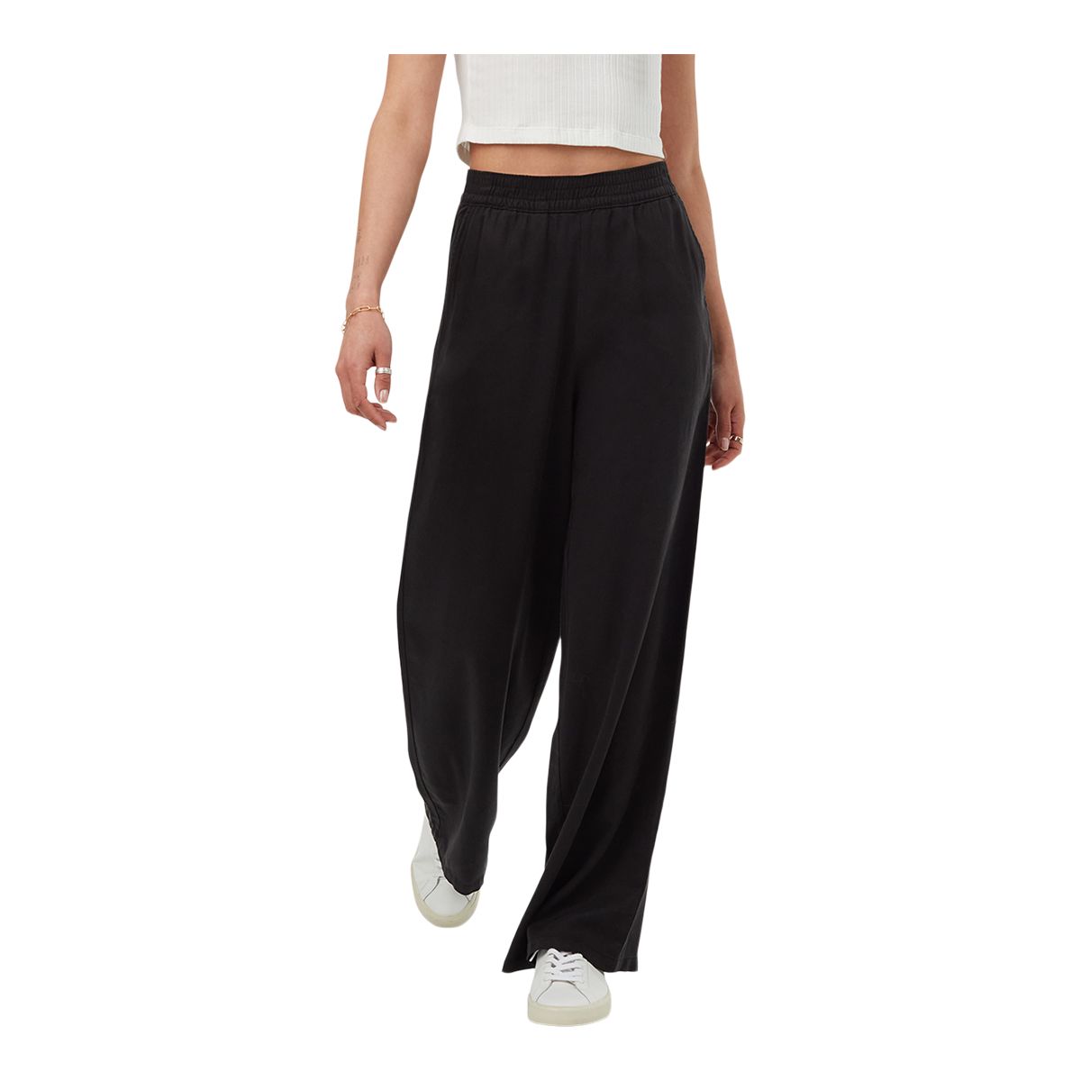 tentree, Pants & Jumpsuits, Tentree Tencel Pacific Jogger Black Pull On  Elastic Waist Womens Size Small