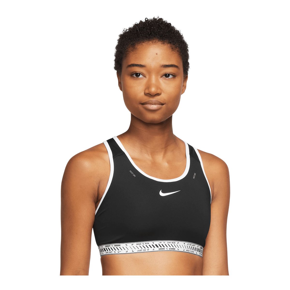 Nike Women's Dri-FIT Swoosh On The Run Medium Sports Bra