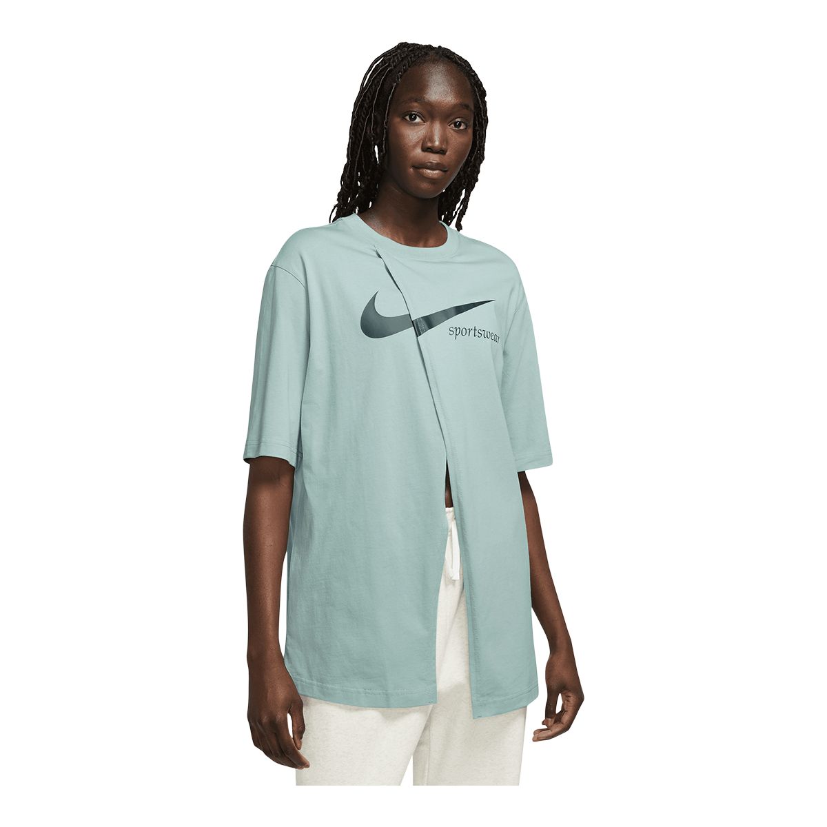 Nike Sportswear Women's Plus Size Collection Slit T Shirt | SportChek